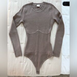 Abercrombie & Fitch sweater corset bodysuit